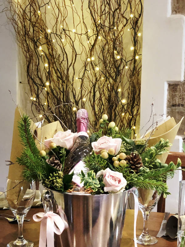 Festive arrangement at The Corinium Hotel